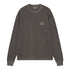 Carhartt Wip L/S Vista Waffle T-Shirt - Black Garment Dyed